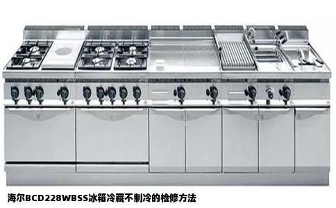 海尔BCD228WBSS冰箱冷藏不制冷的检修方法