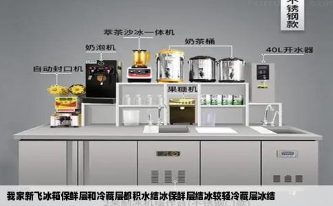 我家新飞冰箱保鲜层和冷藏层都积水结冰保鲜层结冰较轻冷藏层冰结