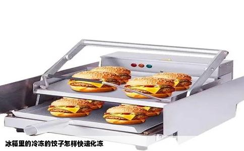 冰箱里的冷冻的饺子怎样快速化冻
