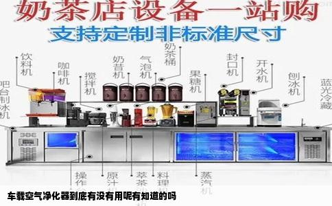 车载空气净化器到底有没有用呢有知道的吗