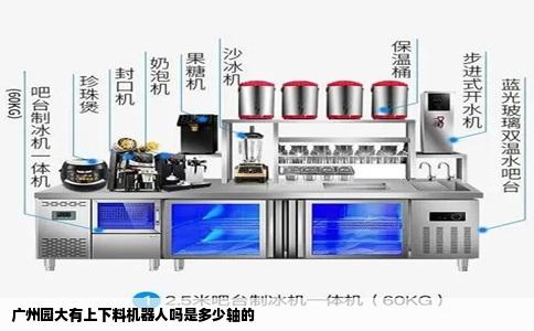 广州园大有上下料机器人吗是多少轴的