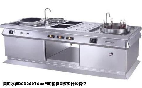 美的冰箱BCD260T6pzM的价格是多少什么价位