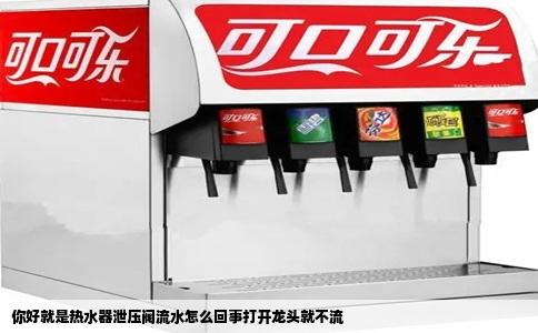 你好就是热水器泄压阀流水怎么回事打开龙头就不流