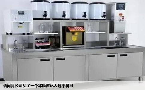 请问我公司买了一个冰箱应记入哪个科目