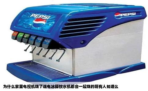 为什么家里电视机烧了连电冰箱饮水机都会一起烧的啊有人知道么