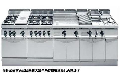 为什么我前天买回来的大盒牛奶存放在冰箱几天就坏了