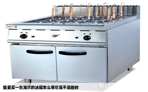 我要买一台海尔的冰箱怎么看它是不是新的