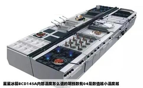 星星冰箱BCD145A内部温度怎么调的呢档数有04是数值越小温度越