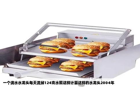 一个滴水水龙头每天流掉124克水照这样计算这样的水龙头2004年