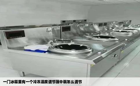 一门冰箱里有一个冷冻温度调节强中弱怎么调节